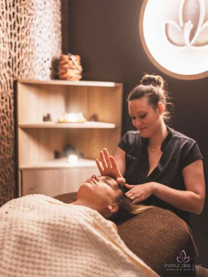 Soin bien-être Morpho Lympho Drainage du visage 30 min DUO