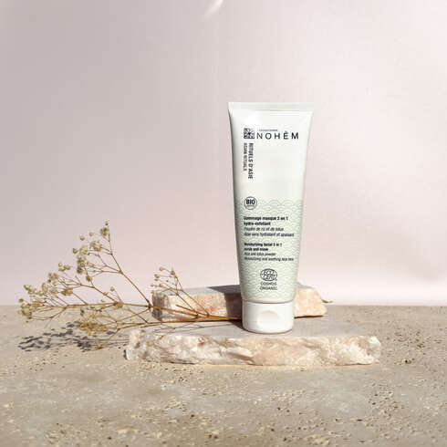 Soin bien-être Gommage - masque 2 en 1 hydro exfoliant Bio Cosmos - 100ml