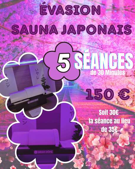 Soin bien-être FORMULE SAUNA JAPONAIS 30 MIN 
