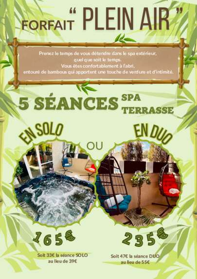 Soin bien-être FORFAIT PLEIN AIR DUO