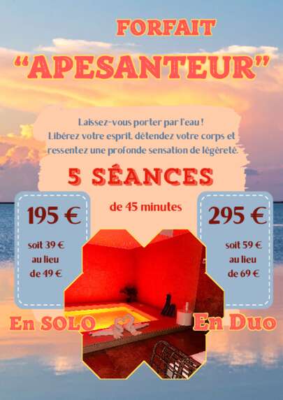 Soin bien-être FORFAIT APESANTEUR SOLO