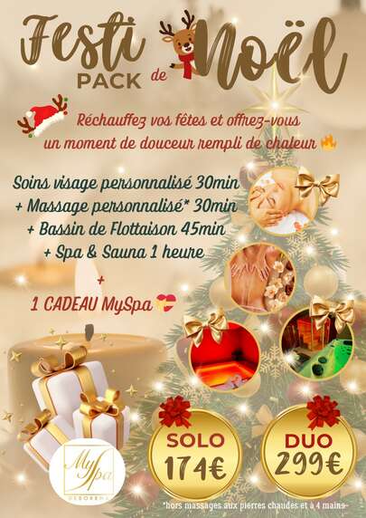 Soin bien-être FESTIPACK DE NOEL DUO
