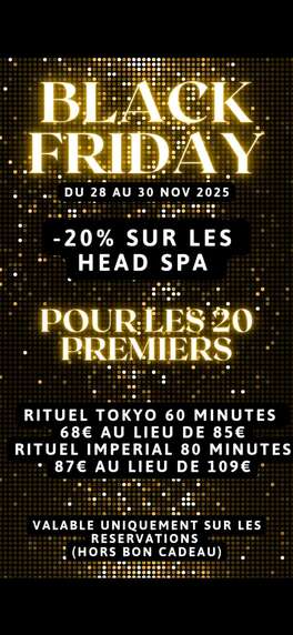 Soin bien-être -20% HEAD SPA 