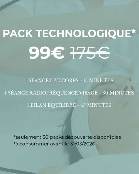 Soin bien-être OFFRE EXCEPTIONNELLE - PACK TECHNOLOGIQUE