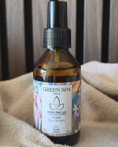 Soin bien-être Voile des Lys - Huile Fleur de Tiaré 100ml