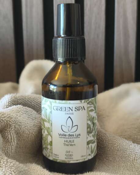 Soin bien-être Voile des Lys - Huile Thé Vert 100ml