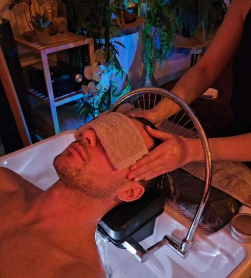 Soin bien-être HeadSpa au Masculin