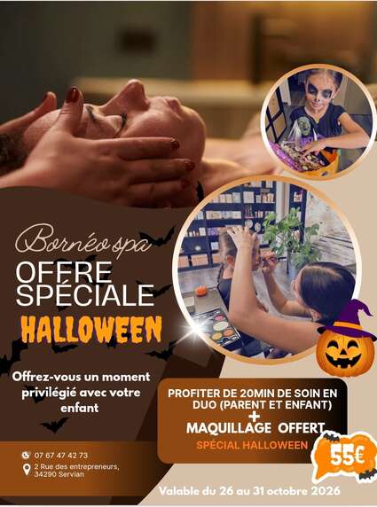 Soin bien-être OFFRE HALLOWEEN