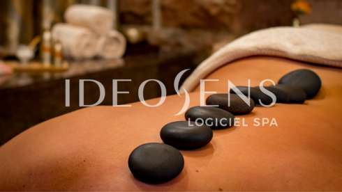 Wellness treatment massage aux pierres chaudes